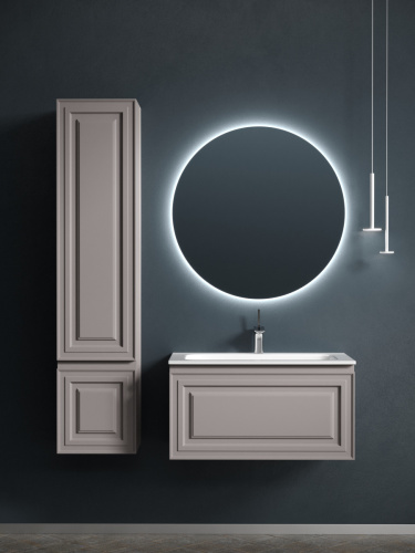 Тумба под раковину Sancos Very VR80SM 80х40 подвесная цвет бежевый - фото 2